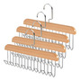 Colgador Para Cinturones De Madera Con 32 Ganchos Resistente