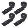 Correas De Amarre Ajustables 1 Pulgada 6 Pies Paquete De 4 Negro