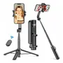 Palo Selfie Trípode Plegable 3 En 1 Con Control Remoto Y Sop Negro