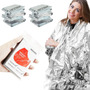 Manta Térmica Supervivencia 210x160 Cm Impermeable Camping Plata