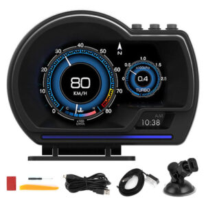 Pantalla Hud Obd2 Y Gps 3 Pulgadas Para Coches Y Camiones