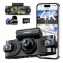 Cámara De Tablero 4k 360 Grados 4 Canales Coche Gps Wifi Vis