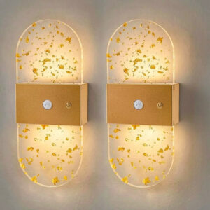 Lámpara De Pared Recargable Con Sensor Movimiento 3 Colores