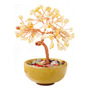 Árbol De Cristal Citrino Natural Decoración Hecho A Mano 6x8