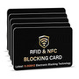 Paquete De 5 Tarjetas Bloqueo Rfid Protección Banca Sin Cont