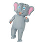 Disfraz Inflable De Elefante Adulto Gris Para Fiesta Hallowe