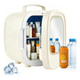 Refrigerador Portátil 6l Para Skincare Con Luces Led Y Espej