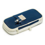 Estuche Para Lápices Expandible Azul Oscuro Con 4 Compartime