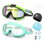 Gafas De Natación Ajustables Con Protección Uv 2 Piezas
