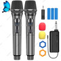 Micrófono Inalámbrico Profesional De Mano Kit 2 Pcs Karaoke