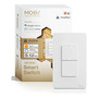 Interruptor Inteligente Doble Wifi 2 Botones Requiere Neutro Blanco