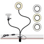 Luz Para Cámara Web Flexible Usb 4k Ajustable Negro Cálido, Neutro, Frío