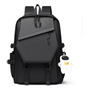 Mochila Escolar Impermeable Para Laptop 15.6 Con Bolsillos A Negro 2 Diseño De La Tela