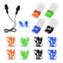 Tapones Para Oídos Reutilizables Impermeables 12 Pares Silic 12 Pares-color 1