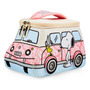 Neceser De Viaje Rosa Snoopy Con 2 Compartimentos Para Mujer