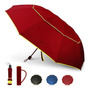 Paraguas Plegable Grande 157 Cm Resistente Al Viento Y Lluvi Rojo Diseño De La Tela