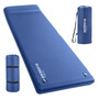Colchoneta Camping Autoinflable Individual Plegable Azul 8cm
