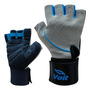 Guantes De Levantamiento De Pesas Antiderrapantes Adulto Negro Diseño De La Tela Ch