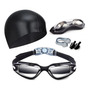 Gafas De Natación 5 En 1 Protección Uv Antivaho Para Todos Negro
