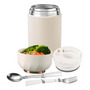 Recipiente Isotérmico Portátil 500ml Acero Inoxidable Asasa Beige