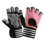Guantes De Gimnasia Con Muñequera Para Levantamiento Rosa Rosa G