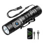 Linterna Recargable 2000 Lúmenes Ip68 7 Modos Edc Mano Color De La Luz Color De La Linterna