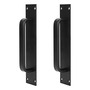 Manijas Puerta Corrediza Aluminio 13cm Tiradores Plateados