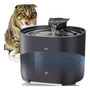 Fuente De Agua Para Gatos 2.2l Con Luz Led Y Filtros 4 Capas