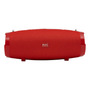 Bocina Portátil Bluetooth Recargable Sonido Envolvente Roja Rojo