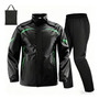 Impermeable Para Moto Adulto Traje Lluvia 3 Piezas Verde