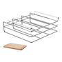 Soporte Colgante Para Tabla De Cortar Acero Inoxidable 2 Cap