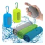 Paquete De 3 Toallas Refrescantes De Algodón Portátiles Verd Verde Nombre Del Diseño
