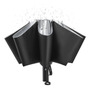 Paraguas Reverso Grande Upf 50 Protección Uv 54 Pulgadas Com Negro Diseño De La Tela
