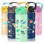 Botella De Agua Para Niños Acero Inoxidable 510ml Aislada Ve