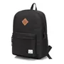 Mochila Escolar Ligera Negra Resistente Al Agua Para Trekkin Negro Clásico Diseño De La Tela