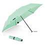 Sombrilla Paraguas De Viaje Ultraligero Protección Uv 50 43 Verde Claro Diseño De La Tela