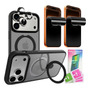 Funda Magnética Para iPhone 17 Pro Con Protectores Y Soporte