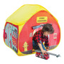 Tienda De Campaña Infantil Con Mapa De Juego 90x90 Cm Rojo