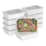 Recipientes De Preparación De Comidas 20 Piezas Apilables Re