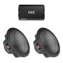 Amplificador Clase D 1000w Y 2 Subwoofers 15 Pulgadas 750w