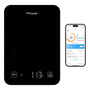 Báscula Digital De Cocina 5kg Bluetooth Pantalla Led Ultrafi Negro 0 G