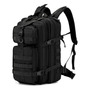 Mochila Táctica 40l Impermeable Para Camping Y Senderismo Negro Diseño De La Tela