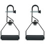 Barra De Dominadas De Pared Multifuncional Soporta 136 Kg Asas Giratorias Para Pull Up