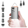 Mini Bomba De Aire Eléctrica 2400 Mah 3 En 1 Inflador Portát