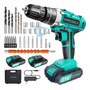 Taladro Inalámbrico 21v 3 En 1 45nm Kit Herramientas Hogar