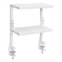 Estante De Mesa Abrazadera 2 Niveles Blanco Para Oficina