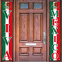Banner Colgante Para Puerta 2 Piezas 30x180 Cm Decoración Mé