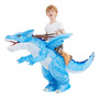 Disfraz Inflable De Dinosaurio Para Niños Halloween Fiestas