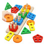 Juguetes Montessori Apilables De Clasificación Multicolor 21 Multicolor