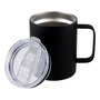 Termo De Acero Inoxidable 414ml Térmico Doble Pared Negro